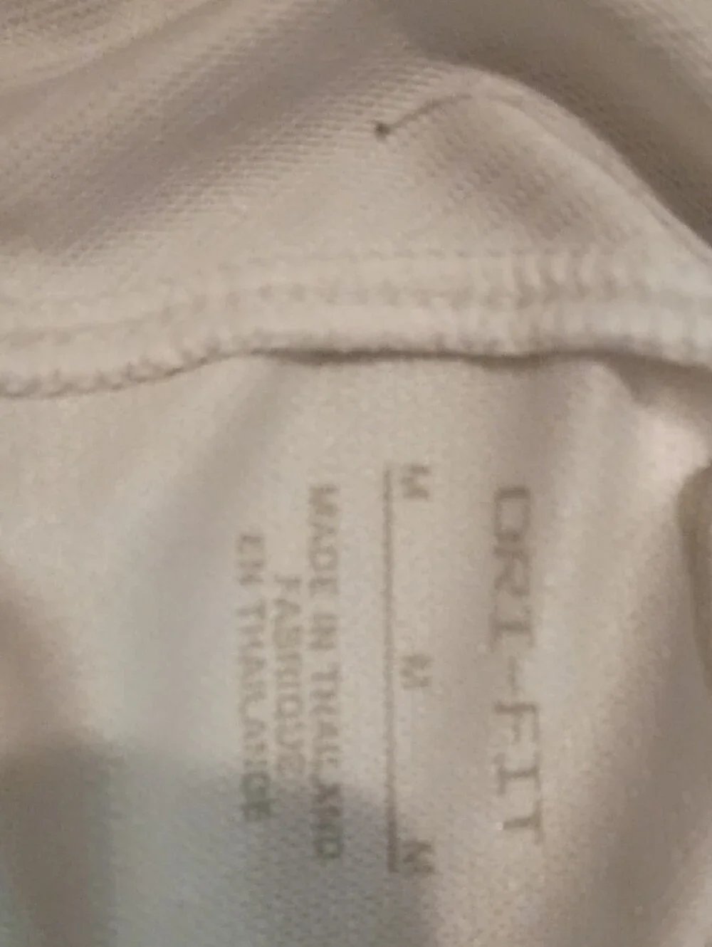 Nike Men’s White Athletic Shorts with Black Panels